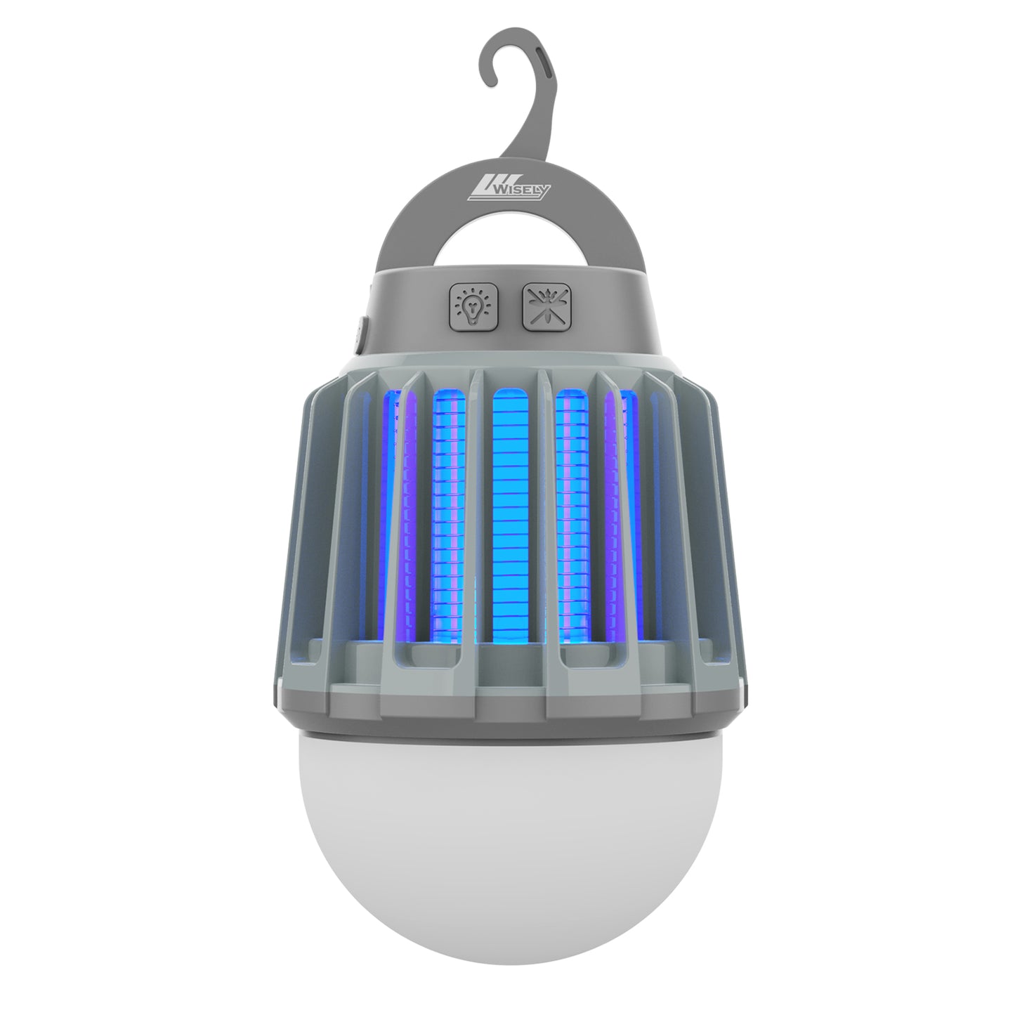 Wisely Camping Zapper with Lantern, Rechargeable 2000 mAh, Outdoors and Indoors