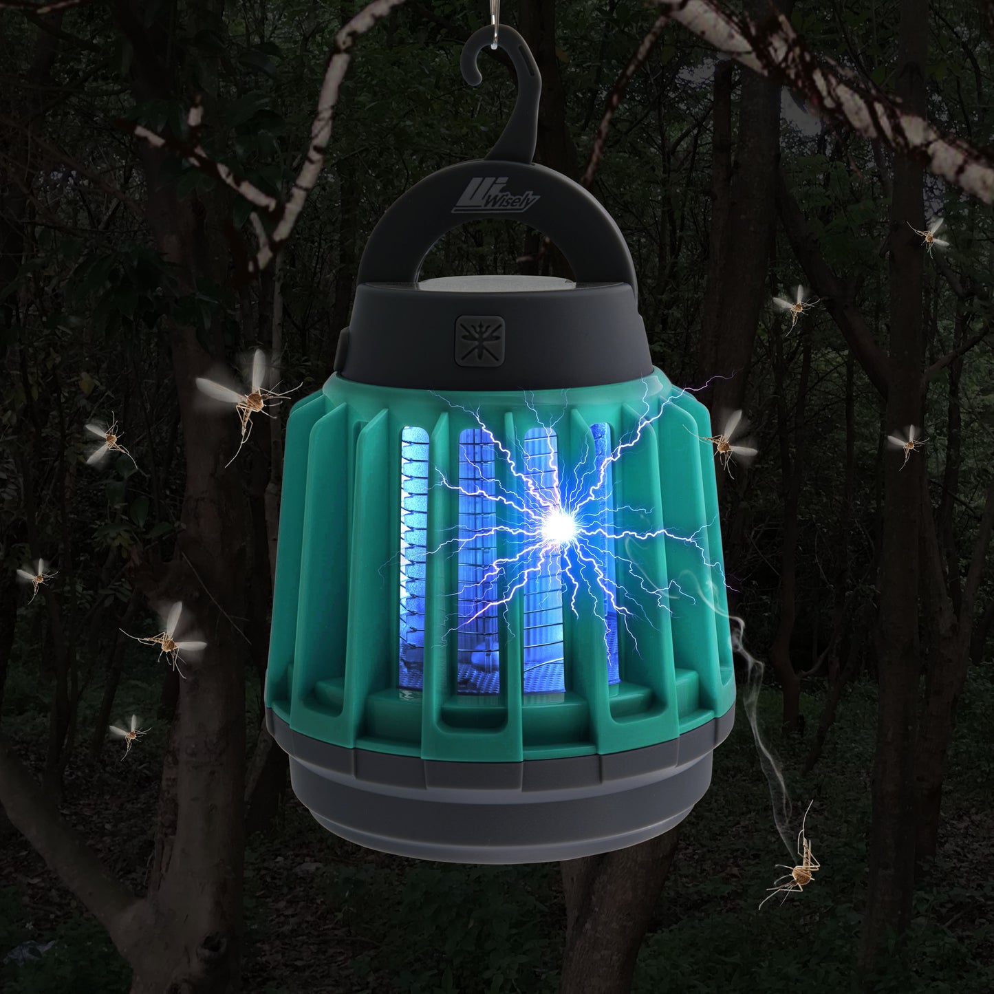 Wisely Rechargeable Solar Mosquito Camping Zapper